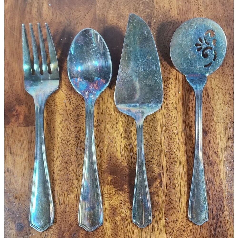 WATERFORD KESWICK Hostess Set Meat Fork, Pie Server, Tomate Server,Serving Spoon